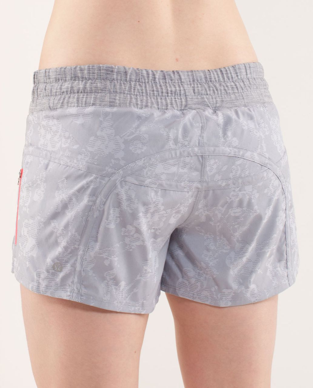 Lululemon Run:  Tracker Short II - Fossil /  Heathered Fossil