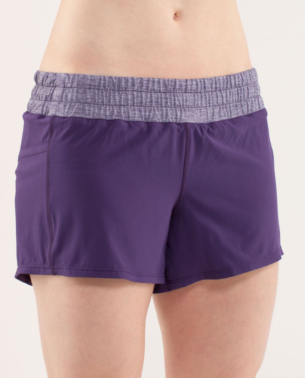 Lululemon Run:  Tracker Short II - Concord Grape