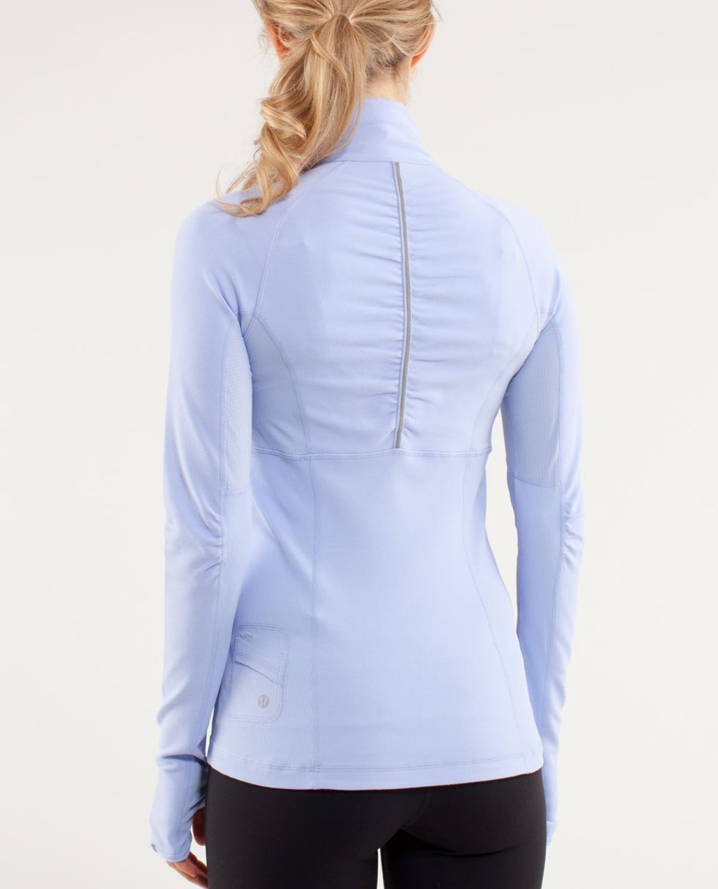 Lululemon Run:  Switch Back 1/2 Zip - Lavender Dusk /  Heathered Lavender Dusk