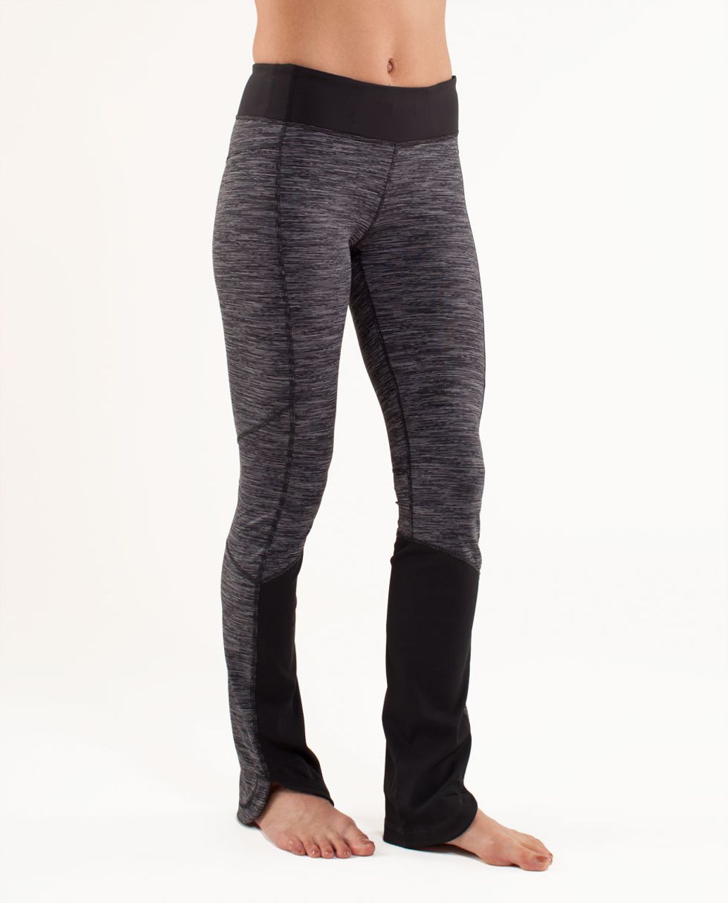 Lululemon Run:  Chase Me Pant - Wee Are From Space Black Combo /  Black