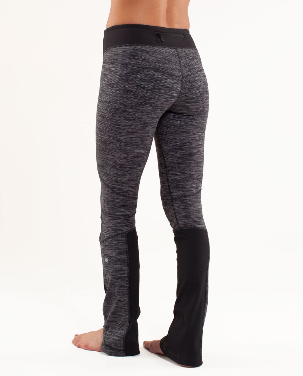 Lululemon Run:  Chase Me Pant - Wee Are From Space Black Combo /  Black