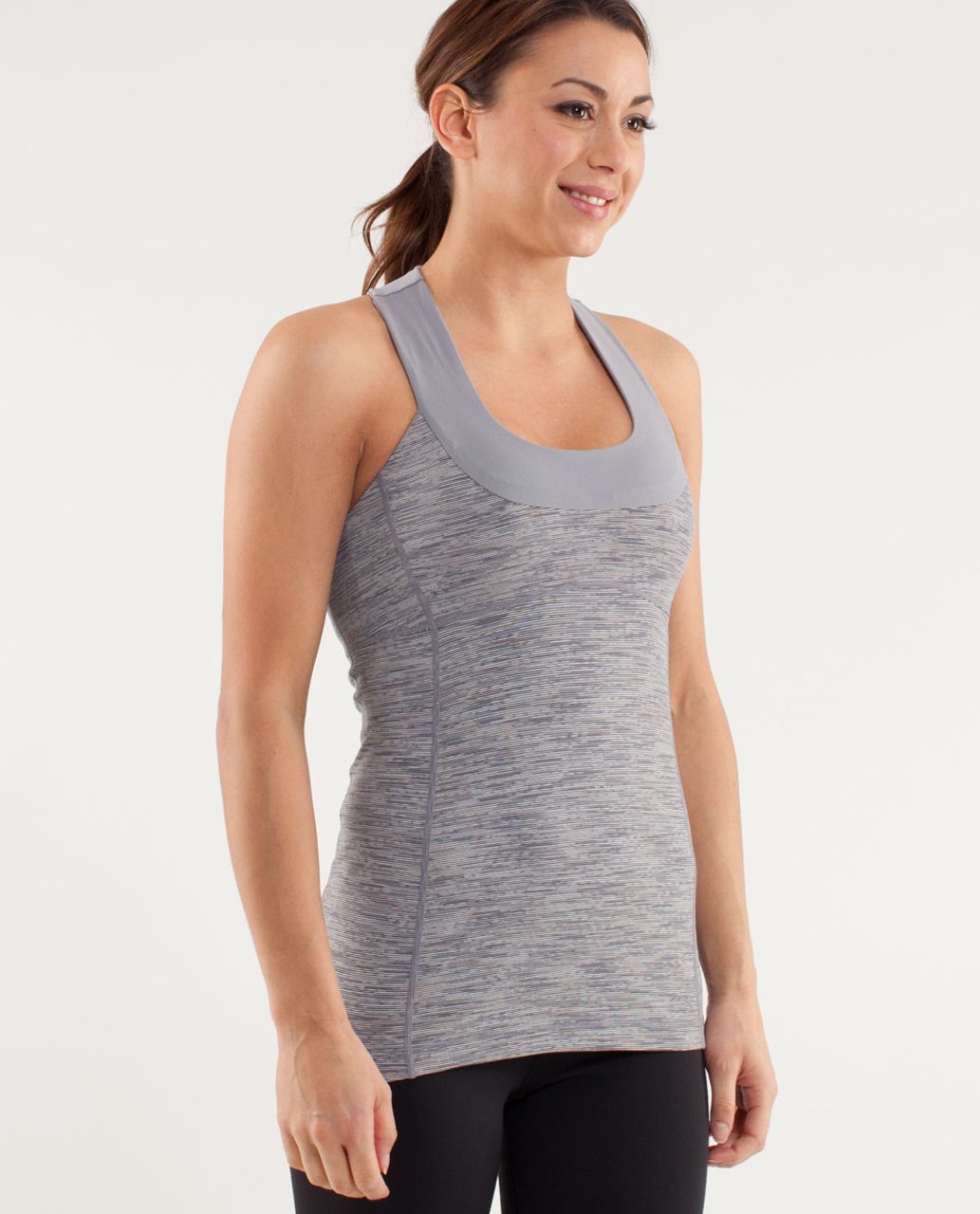 Lululemon Scoop Neck Tank - Wee Are From Space Coal Fossil /  Fossil