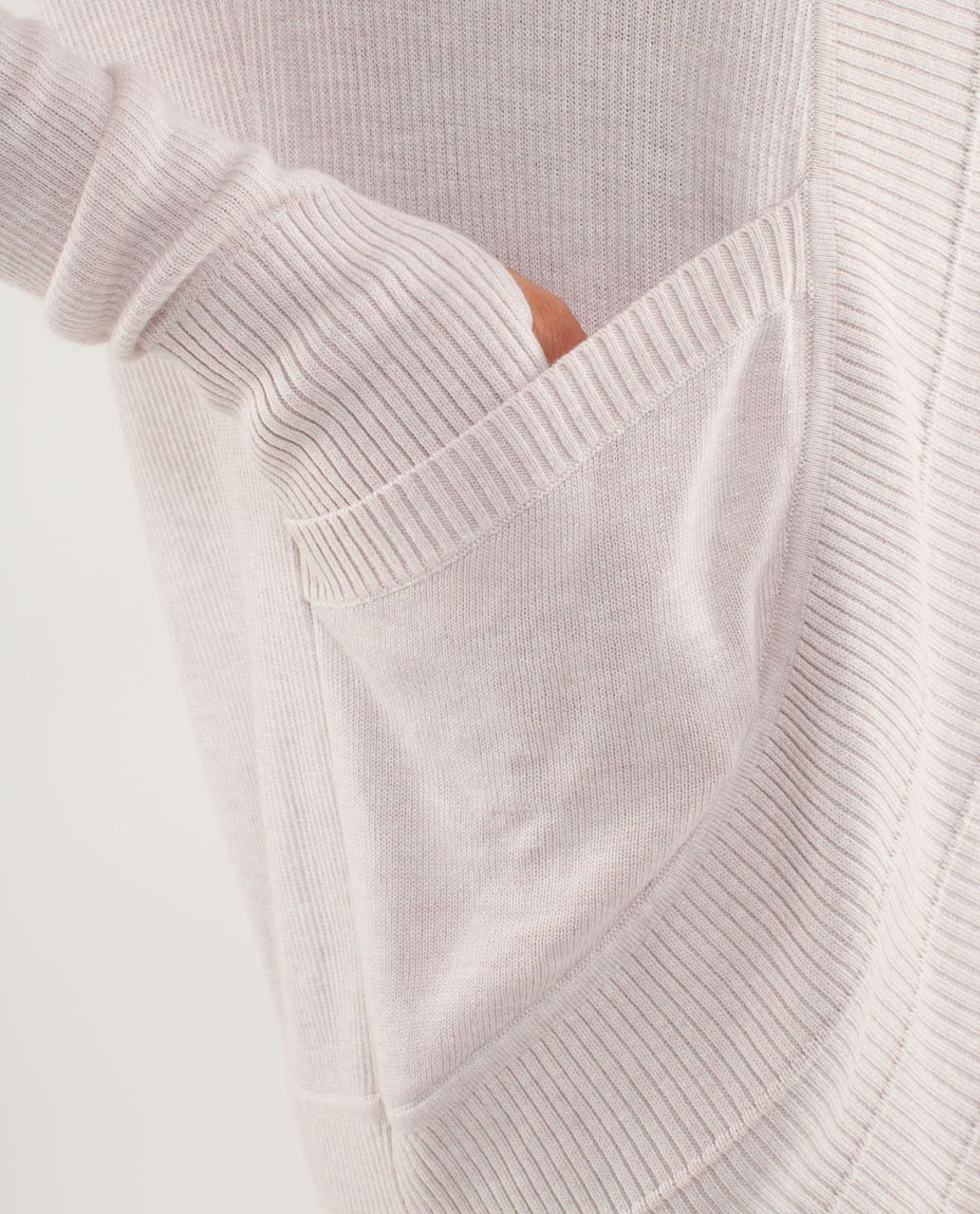 Lululemon Transformation Wrap - Heathered Dune /  White