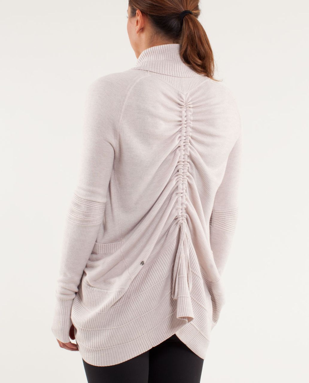 Lululemon Transformation Wrap - Heathered Dune /  White