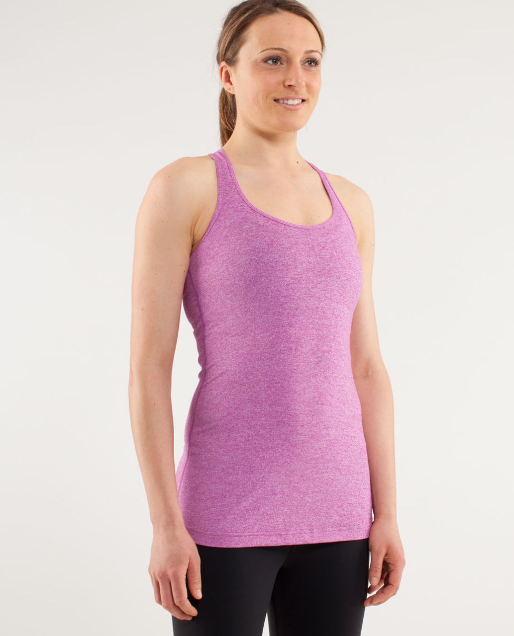 Lululemon Cool Racerback - Heathered Ultra Violet - lulu fanatics