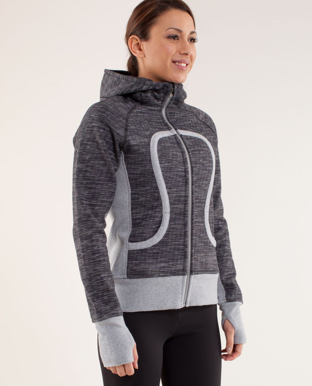 Lululemon Scuba Hoodie *Print - Wee Are From Space Black Combo