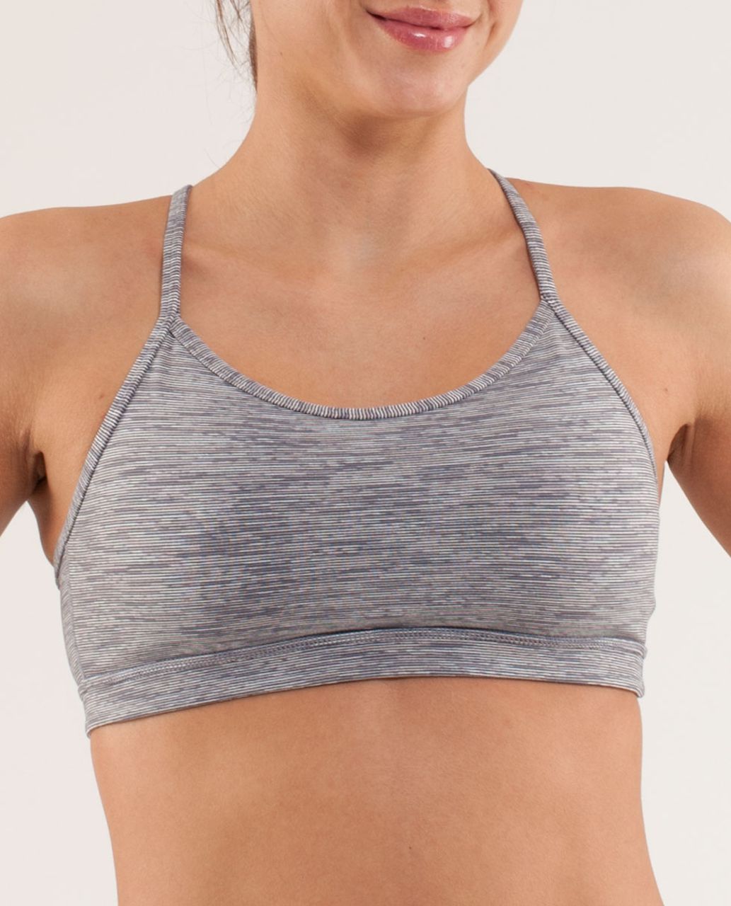 Lululemon Flow Y Bra IV - Wee Are From Space Coal Fossil