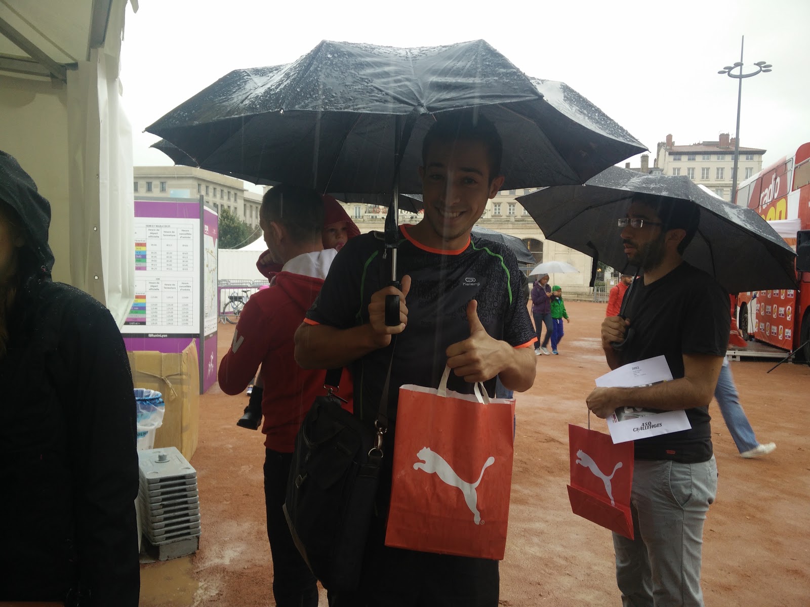 Florian sous la pluie
