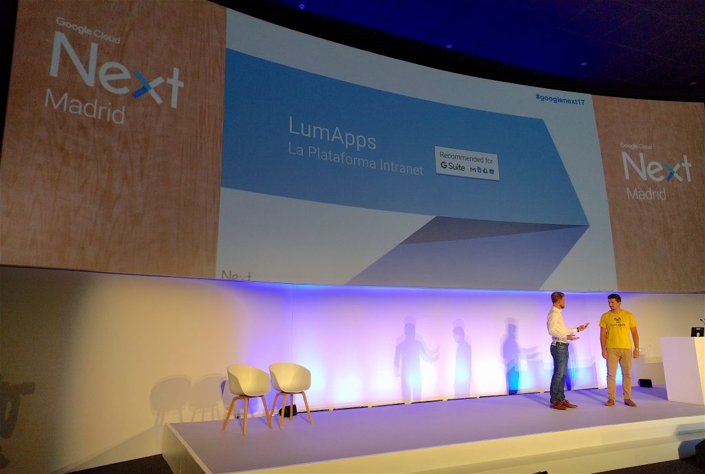 LumApps presentation with Guillaume and Piergiorgio
