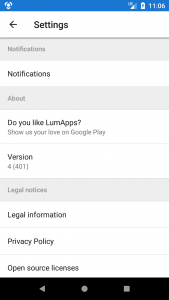 Android Notification Settings