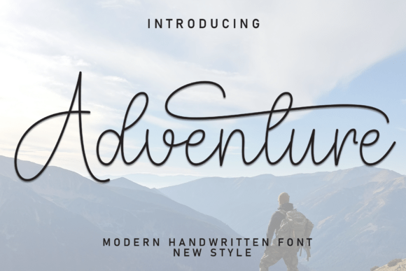 Preview of Adventure Font