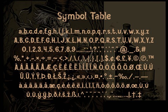 Thumbnail 2 of Aged Whiskey Font