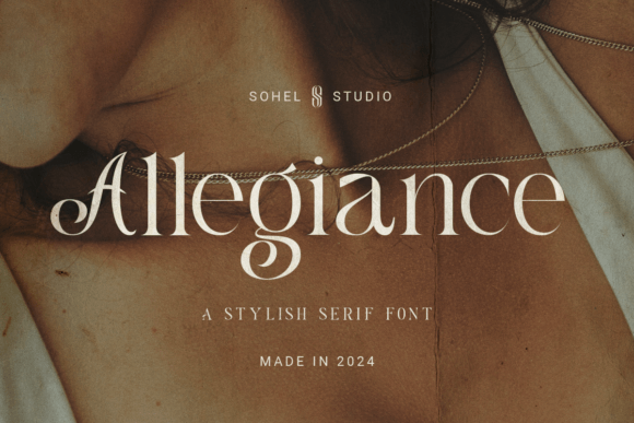 Preview of Allegiance Font