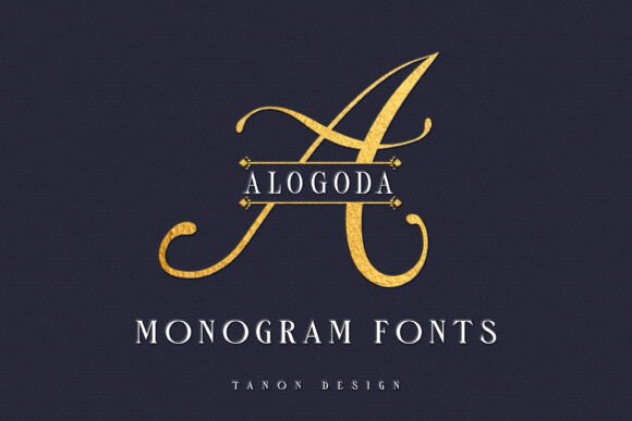 Preview of Alogoda Monogram Font