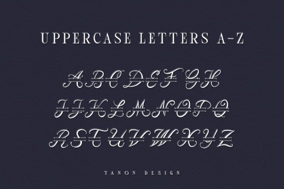 Thumbnail 3 of Alogoda Monogram Font