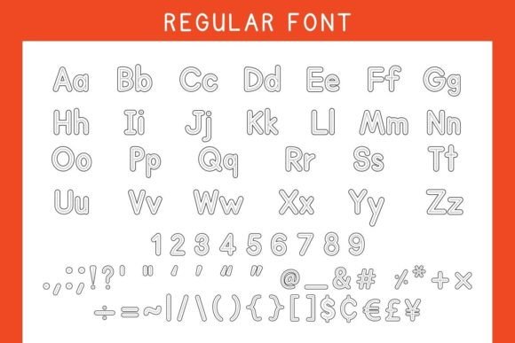 Thumbnail 2 of Alphabet Tracing Font