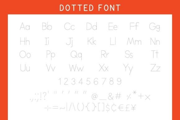 Thumbnail 3 of Alphabet Tracing Font