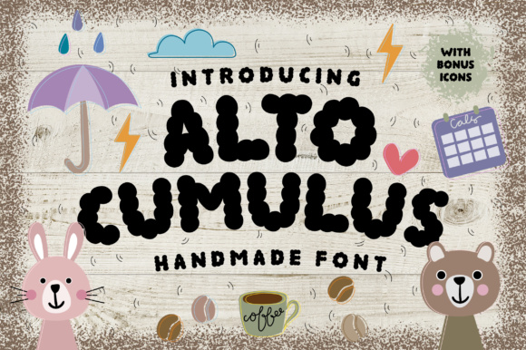 Preview of Altocumulus Font