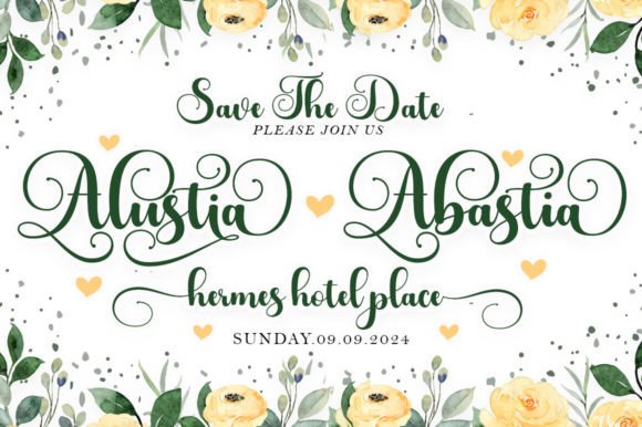 Thumbnail 2 of Alustia Font