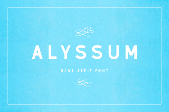 Preview of Alyssum Font