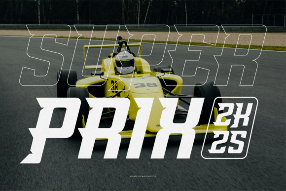 Thumbnail 2 of Amang Racing Font