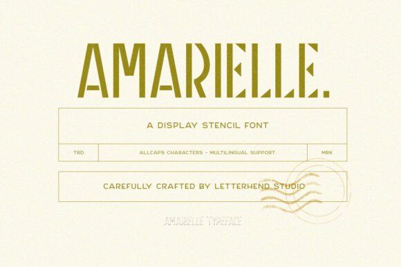 Preview of Amarielle Font