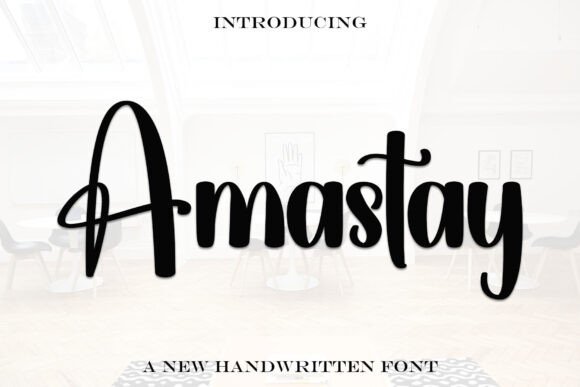 Preview of Amastay Font
