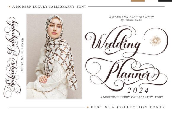 Thumbnail 2 of Amberaya Calligraphy Font