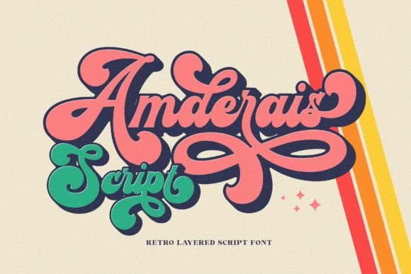 Preview of Amderais Font