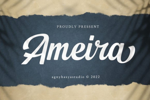 Preview of Ameira Font