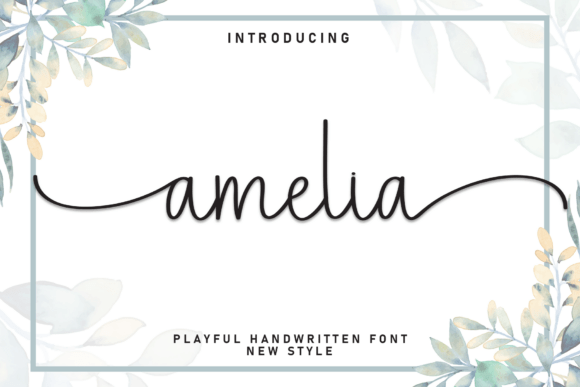 Thumbnail 2 of Amelia Font