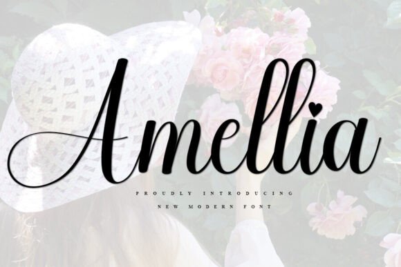 Preview of Amellia Font