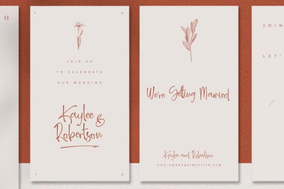 Thumbnail 3 of Amellia Ink Font