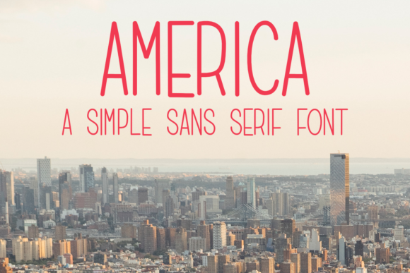 Preview of America Font