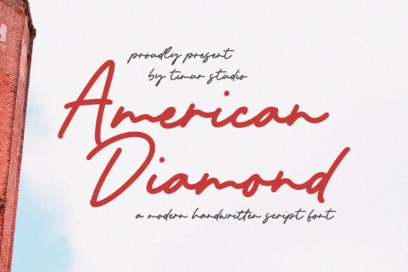 Preview of American Diamond Font