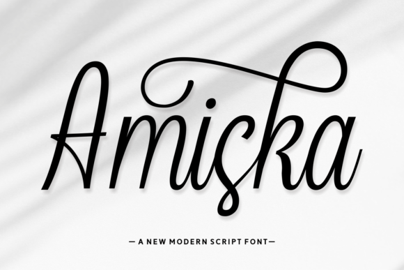 Preview of Amiska Font