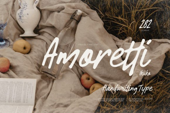 Preview of Amoretti Font