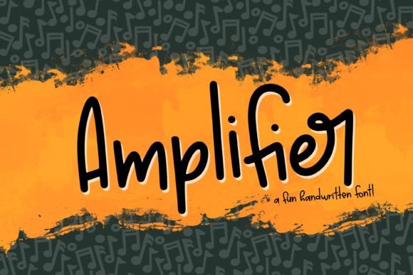 Preview of Amplifier Font
