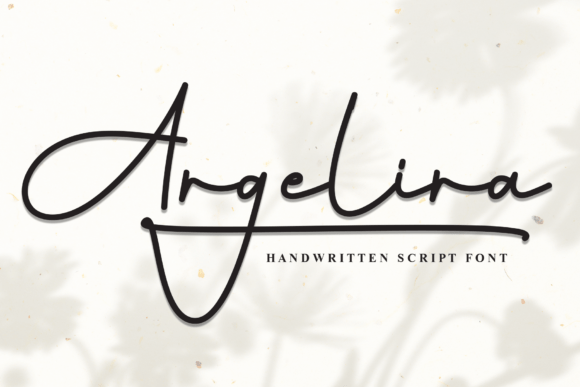 Preview of Angelina Font