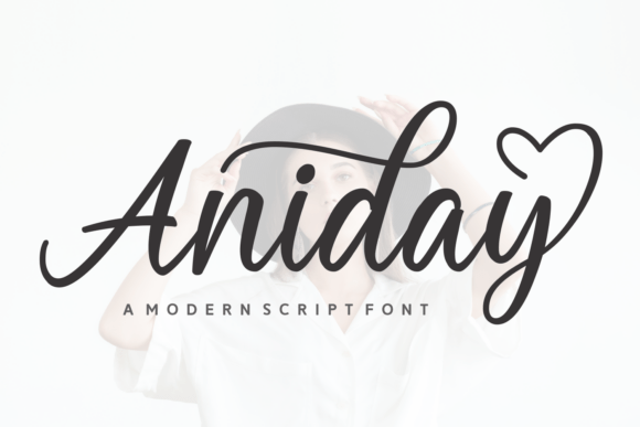 Preview of Aniday Font
