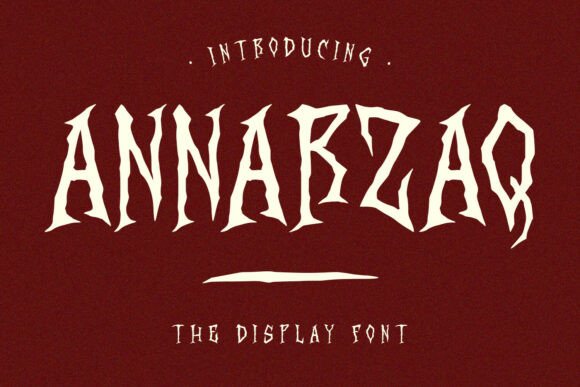 Preview of Annarzaq Font