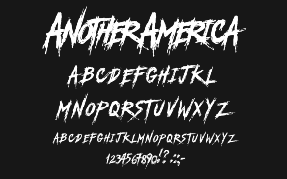 Thumbnail 3 of Another America Font