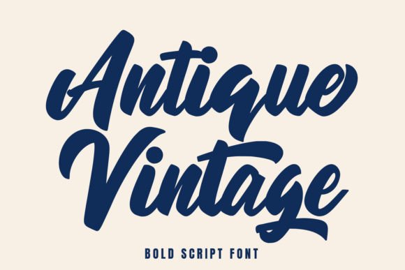Preview of Antique Vintage Font