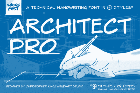 Preview of Architect Pro Font