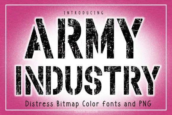Preview of Army Industry Font