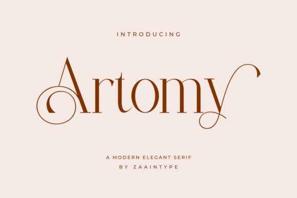 Preview of Artomy Font