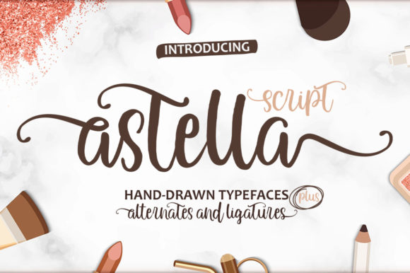 Preview of Astella Script Font