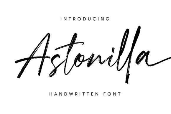 Preview of Astonilla Font