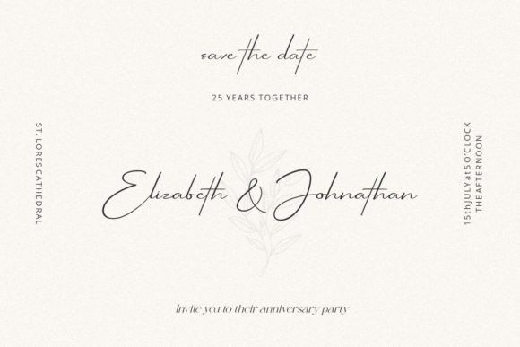 Thumbnail 4 of Aurantiaca Signature Font