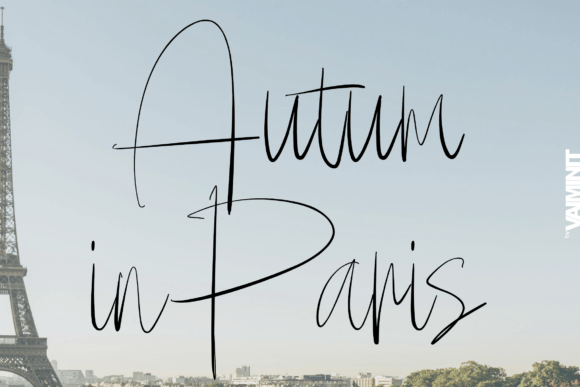 Preview of Autumn in Paris Font